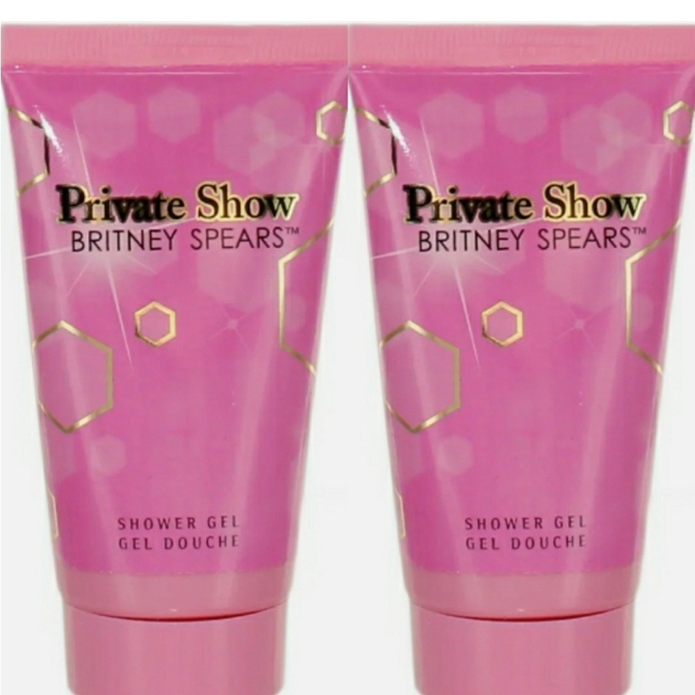 2 Count Private Show by Britney Spears Pink Shower Gel Travel Size